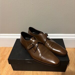 Hugo Boss Brown Leather Derbys